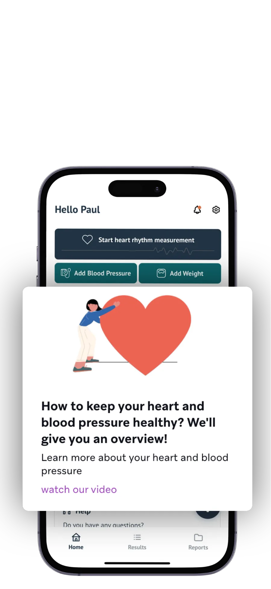 Korte lessen die hartgezondheidscijfers uitleggen in de app
