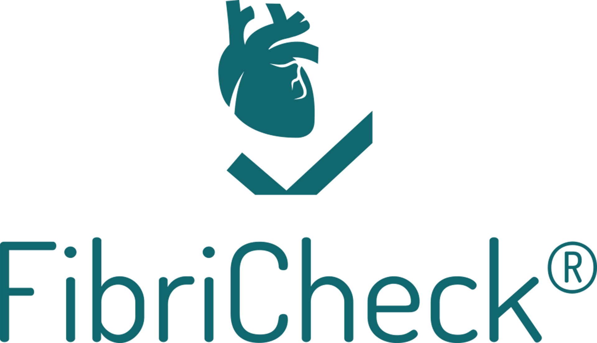 Logo met merknaam donkercyaan